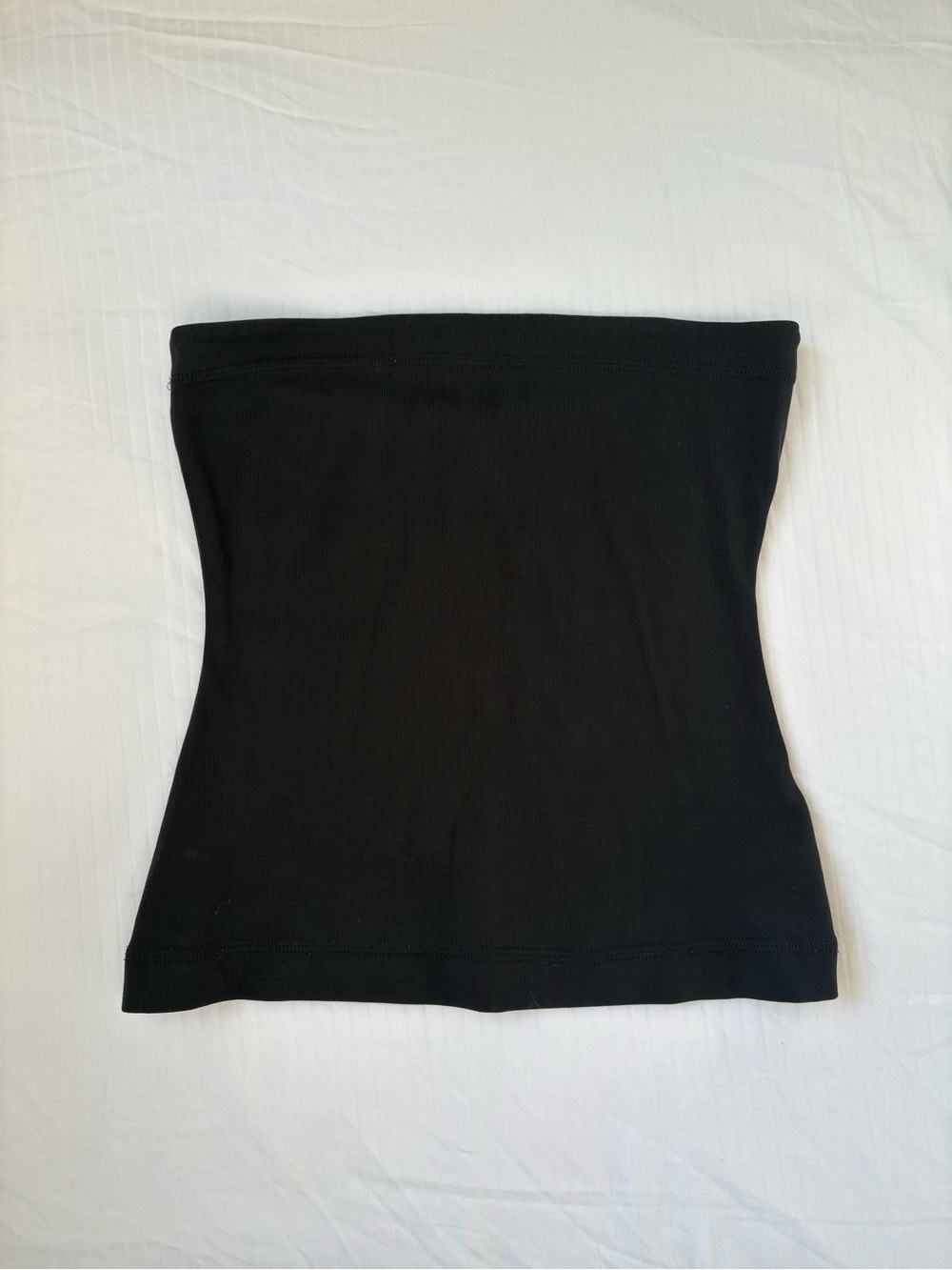 Bebe Black Vintage Stretch Strapless Top